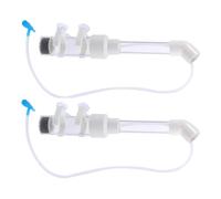 POPETPOP Cichlid Fish Egg Incubator and Enhanced Oxygen Supply 2 Sets 40mm Acrylic Dual Kit Configuration with Continuous Hatch Capability for Aquarium Breeding Box Setups