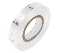 POPETPOP Clothes Month Label Ribbon Washable Fabric Size Tags for Sewing Handmade Clothing Projects, Digital Size Tags Ribbon for Knitted Items, Clothing Labels for Camp and Shirt,