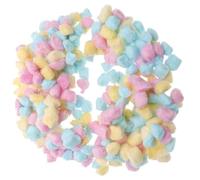 POPETPOP Colored Cotton Balls for Face Makeup Removal and Handicraft Work, Soft the Touch and Lightweight Cotton Balls Suitable for Babies and Pets