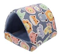 POPETPOP Comfortable Cotton and Polyester Hamster Warm Nest Bed for Small Pets, Breathable Winter House Suitable for Hamster and Rabbit, Cozy Guinea Pig Hideout for Seasons