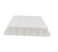 POPETPOP Concrete Paving Stone Mold for Blind Walkways and Public Pavement Projects, Reusable Plastic Rectangular Cement Mold Nonslip Surface and Standardized Installation for Garden