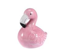 POPETPOP Cooling Ceramic Hamster Nest for Small Animals Adorable Flamingo Design, Chew Proof and Decorative Bed for Play and Rest, Home Decor and Comfortable Sleeping Space