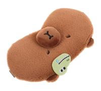 POPETPOP Cooling Pack Eye Mask Furry Sleep Mask Comfortable Super Smooth Plush Material Travel Trains Blindfolds for Party Games Adults Eye Patch for Men Women