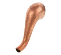POPETPOP Copper Water Kettle Pouring Spout Replacement, Polished Long Curved Teapot Spout 11.5cm X 3.5cm, Sturdy Copper Kettle Accessory for Kitchen and Home Use