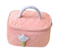 POPETPOP Cosmetic Bag for Teens Portable Travel Drawstring Toiletry Bag Large Capacity for Makeup Nail Polish and Skincare Organization