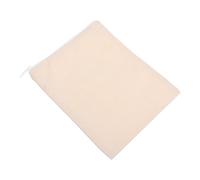 POPETPOP Cotton Muslin Drawstring Heating Pad Sachet Bag for Therapeutic Use and Relief, White Salt Bag Design, for Wellness Routine and On-the-go Therapy