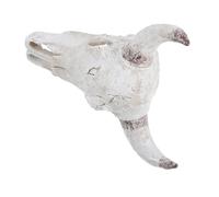 POPETPOP Cow Skull Wall Decor Dragon Figure Fishtank Reptile Tank Habitat Leopard Gecko Tank Resin Skulls Hideout