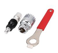 POPETPOP Crank Puller Centre Shaft Remover Steel Bike Repair Tool Set for 20 Teeth Splined Bottom Bracket, Bike with Chainset