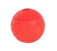 POPETPOP Creative Food Leakage Dog Toy Interactive Chew Toy for Dogs Teething and Boredom Relief Fun Red Puzzle for Pets s