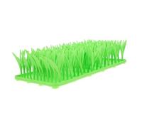 POPETPOP Creative Grass Silicone Slow Food Mat for Cats and Dogs Non Slip Interactive Sniffing Blanket for Pet Feeding Promotes Slow Eating and Digestion