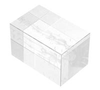 POPETPOP Crystal Anatomical Human Skeleton Model Engraved Transparent Cube Paperweight Educational Aid for Students Doctors Physiology Science Decor