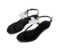 POPETPOP Crystal Glass Flower Shoe Clips for Shoes Decoration, Elegant | Acrylic and Glass, Attach on Boots or Sandals, Graduation Time, Fashion Detail for Milestone Moments