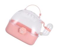 POPETPOP Cute Hamster Things Multi-purpose Travel Carrier Secure Rabbit Cage Portable for Outdoor Trips Bottle Easy to Assemble