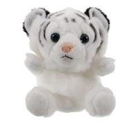 POPETPOP Cute Small Tiger Plush Coin Purse Keychain for Soft Stuffed Animal Pendant Fluffy Bag Accessory and Practical Purse Decoration