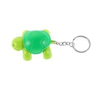 POPETPOP Cute Turtle LED Light Keychain with Sound Cartoon Animal Pendant for Bags Backpacks and Keys Fun Keyring Accessory for Party Favors and Everyday Use
