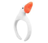 POPETPOP Cute White Duck Animal Headband for Women Smooth Surface and Fabrics Material, Not Easy to Fall, for Carnival and Masquerade Party Accessories