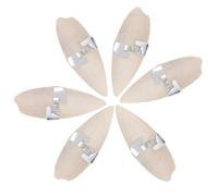 POPETPOP Cuttlebone Chew Toy 6 Set with Metal Holder for Turtles Parrot