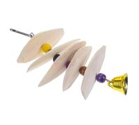 POPETPOP Cuttlebone Chew Toy Calcium Supplement Small Size Natural Bird Chewing Toy for Parrots Pet Beak Care and Mental Health Maintenance Random Color