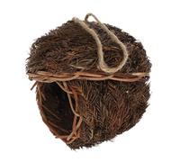 POPETPOP Decorative Hanging Bird Nest Woven Pendant for Outdoor Garden Random Color Birdhouse Adornment to Attract Birds for Backyard Vitality and Aesthetic Appeal