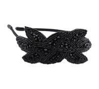 POPETPOP Delicate Shiny Headwear 1920s Vintage Rhinestone Headband Plastic Resin Bridal Hair Accessory for Women and Parties Pageants Random Style