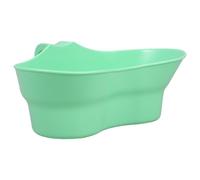 POPETPOP Dental Care Toothpaste Cup Plastic Basin for Elderly Bedridden Use Multi-Functional Brushing and Spitting