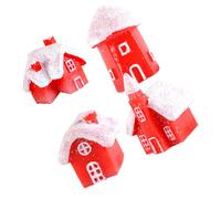 POPETPOP Desktop Ornaments Christmas 4pcs Shape Made of Synthetic Resin, Stylish Table Adornments to Increase Festive Atmosphere for Home and Xmas Party Decoration