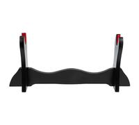 POPETPOP Desktop Wooden Flute Stand One-layer Flute Holder Xiao Display Rack Wind Instrument Storage for Home and Music Studio