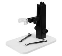 POPETPOP Digital for Microscope with Adjustable Stable Shockproof Holder Stand Plastic Base, Microscope Lifting Support Bracket Use Desktop