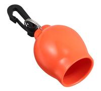 POPETPOP Diving Regulator Mouthpiece Cover Soft Protective Snorkel Lip Guard with Quick Release Clip Orange for Scuba Diving and Outdoor Water Sports