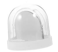 POPETPOP DIY Blank Snow Globe Photo Frame Snow Globe for Photos Display Portable with Falling Snowflakes for Birthday Valentines and Home Decor