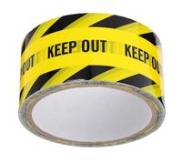 POPETPOP Do Not Cross Barrier Tape, Safety Warning Tape for Walls and Floors, Bopp Self Adhesive Roll for On-going Construction Sites and Road Works, Industrial Strength