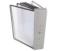 POPETPOP Document Display Pocket Wall Mounted A4 10 Page Double Sided Flip Folder Organizer Office File Storage System for Efficient Paper Management