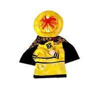 POPETPOP Dog Costume Chinese Emperor Pet Transformation Dress Dog Fancy Dress Costumes for Halloween Party Wear