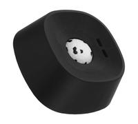 POPETPOP Dog Lick Bowl Puppy Lick Bowl Slow Feeder Pla Black Non-slip Base Dishwasher Safe Travel and Outdoor Adventures Puppies Adults