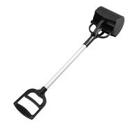 POPETPOP Dog Pooper Scooper with Long Handle Plastic Waste Holder for Easy Outdoor Pet Waste Cleaning, Lightweight and Portable Poo Picker for Dogs and Pets Random Color