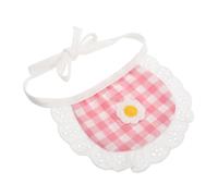 POPETPOP Dog Scarf Bandana: Dog Flower Scarf Cat Bib for Small and Medium Pets - Pet Handkerchief for Drool Washable & Reusable - Puppy Apparel Accessories
