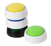 POPETPOP Dog Training Buttons That Talk Interactive Puppy Supply Recording Function 4 Pack for Communication Fun Random Color