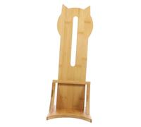 POPETPOP Dog Water Bowl Stand Wooden Drinking Fountain Holder Sturdy Dog Freestanding Water Bowl Pet Water Dispenser Rack