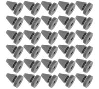 POPETPOP Door Silencers and Window Spacers 50 Pieces Silicone Pads with Threaded Hole, Shock Absorbing Door Cushions to Stop and Keep Clean