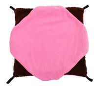 POPETPOP Double-Layer Plush Hamster Hammock Warm Hanging Sleeping Bag for Sugar Gliders Guinea Pigs and Small Pets Cozy and Soft PET Accessory