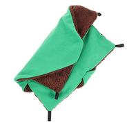 POPETPOP Double-Layer Plush Hamster Sleeping Bag Suspension for Squirrel and Chinchilla Warm PET Hammock Bed for Small Animals Comfortable Hanging PET Cage Accessory