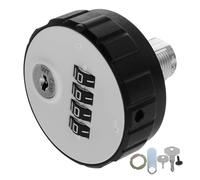 POPETPOP Double Open Digit Key Code Lock for File Cabinet and Drawer, Rotary Tongue Cam Lock Made of Plastic and Steel with Anti-Smashing and Anti-Scratch Features, for Tool Box Security