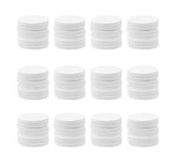 POPETPOP Double Sided Adhesive Foam Tape round Stickers White 100pcs Environmental Protective Glue Tape 28x3mm Home Decoration Holder Fixed Base for DIY and Office Use