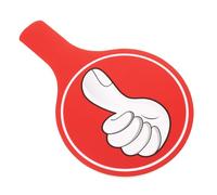 POPETPOP Double-Sided Board Voting Paddles with Yes No Signs for Classroom and Event Use Lightweight Supplies for Teachers and Students