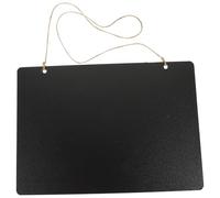 POPETPOP Double Sided Memo Board Hanging Blackboard 12x8 Inch Practical Environmental Protection Lightweight Density Board for Restaurant and Store Wall Decoration