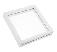 POPETPOP Double Sided Photo Frame DIY Specimen Display Frame with Glass, Square Shape, Practical Craft Display for Dried Flowers and Plant Pressing, Desktop Decoration for Home and Office