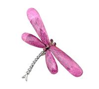 POPETPOP Dragonfly Brooch for Women Resin Lapel Pin with Sturdy Pin, Unique Dragonfly Shaped Design, Suitable for Casual Events and Valentine's Day Gifts