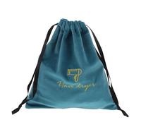 POPETPOP Drawstring Hair Dryer Storage Container 22X25Cm Blue Waterproof Pouch for Gym and Bathroom Travel