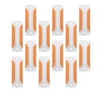 POPETPOP Driveway Markers Reflectors 12Pcs Rectangular Acrylic Traffic Reflectors for Pathways and Urban Roads Adhesive Safety Markers