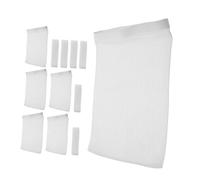 POPETPOP Dryer Efficient Indoor White Bags Polyester for Trap 6pcs Lint, Detachable and Washable Dust Filter Collection Outdoor Dryer Vents